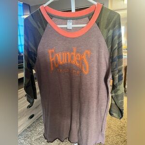 Founders brewery t shirt
